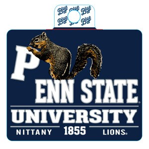 decal squirrel on top of Penn State University